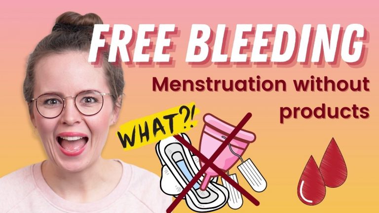 Menstruation without products: Learn free bleeding